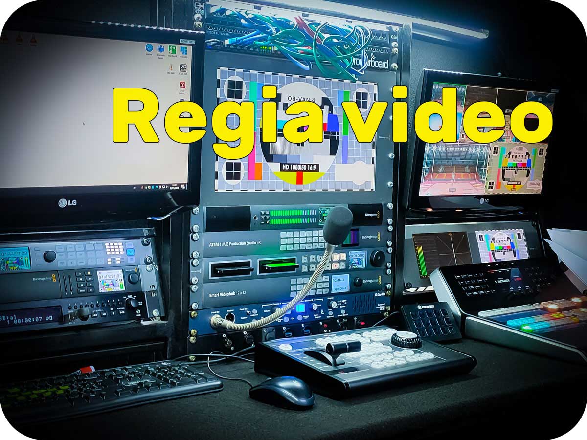 Regia video mobile  streaming service per eventi e sport