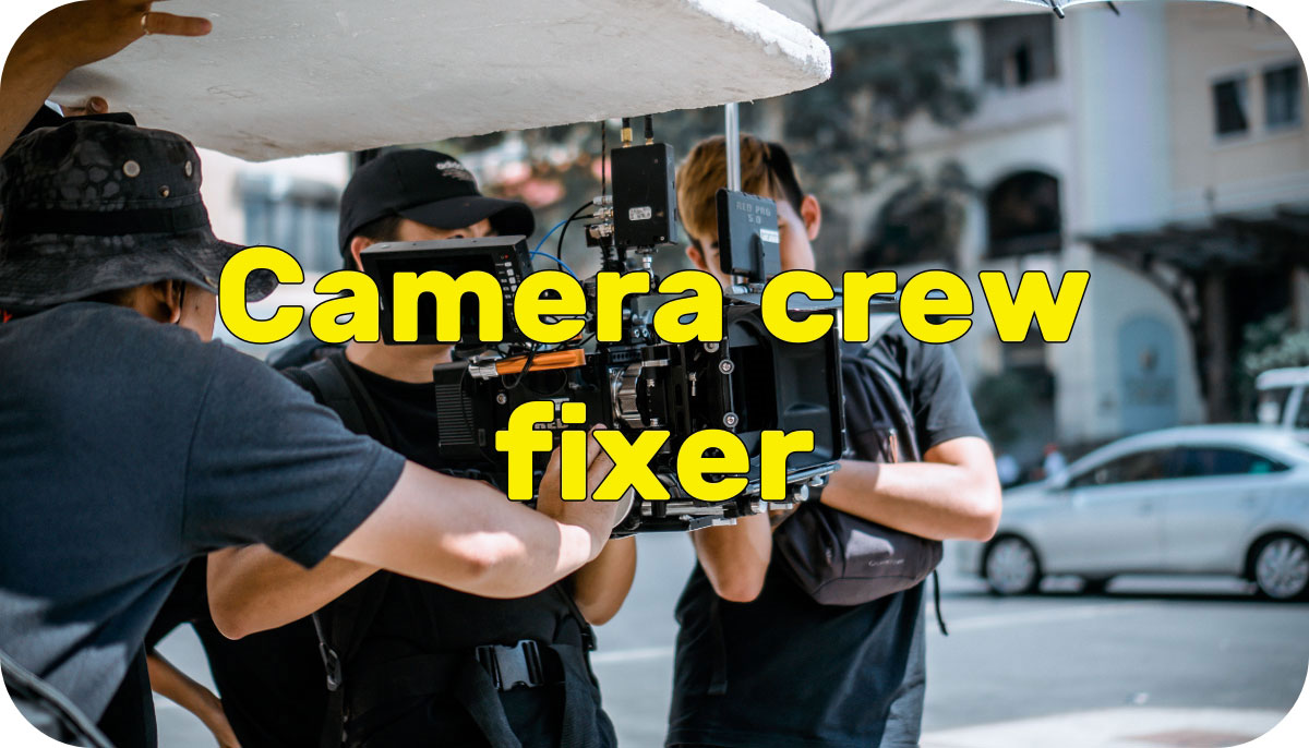 Fixer camera crew shooting in Italy