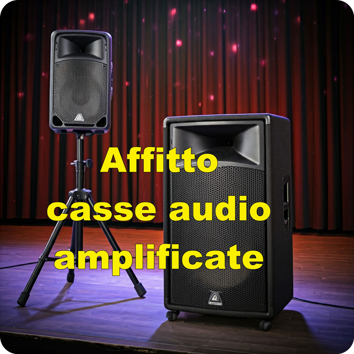 Casse audio attive FBT 60W per amplificazione sonora professionale