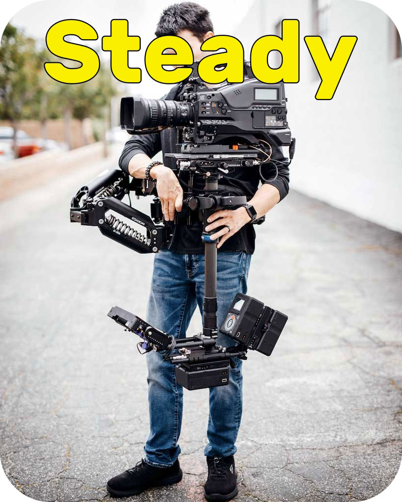 Noleggio Easy Steady Lite Steadicam professionale per produzioni video