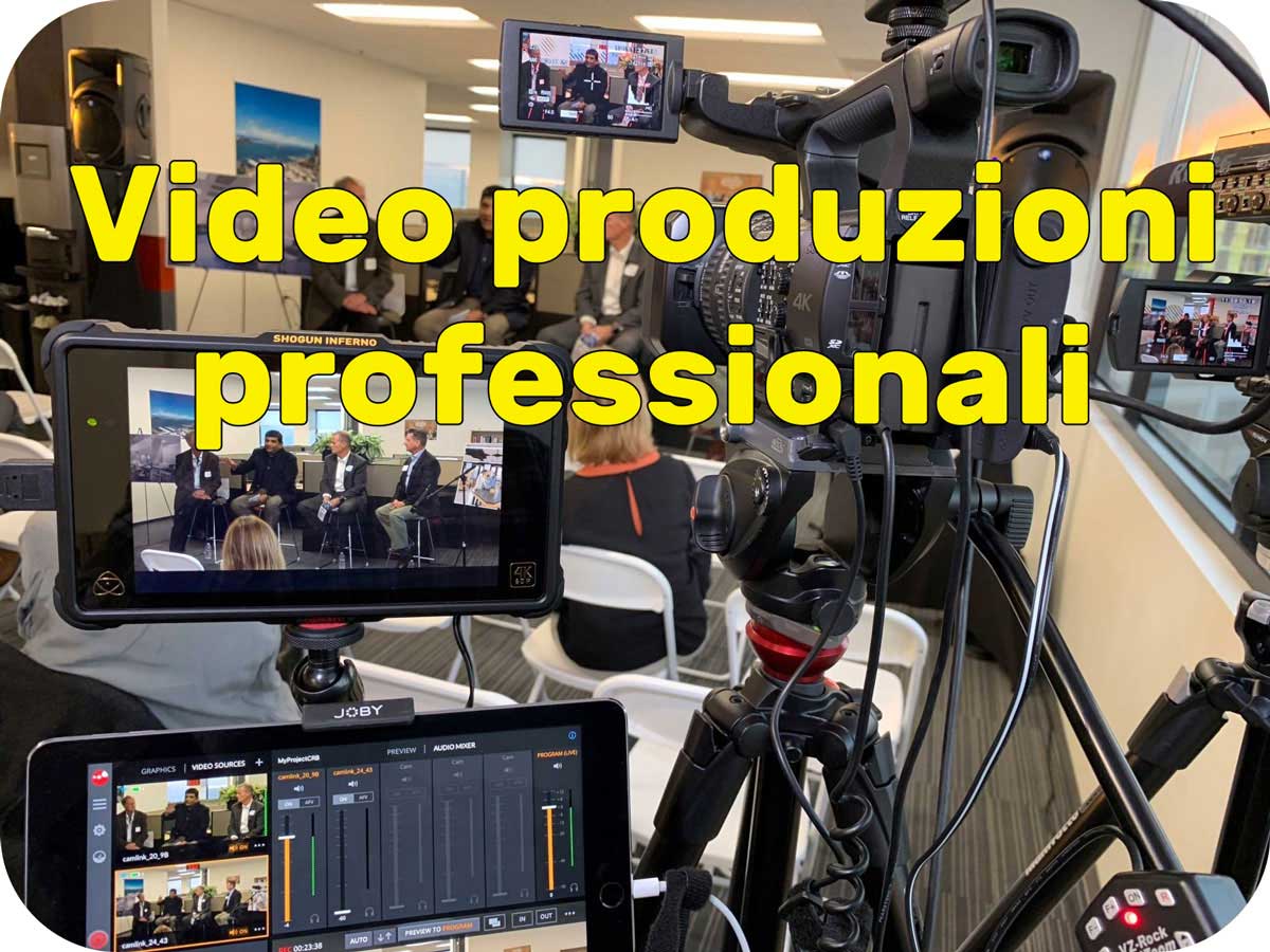 Video produzioni professionali e broadcast